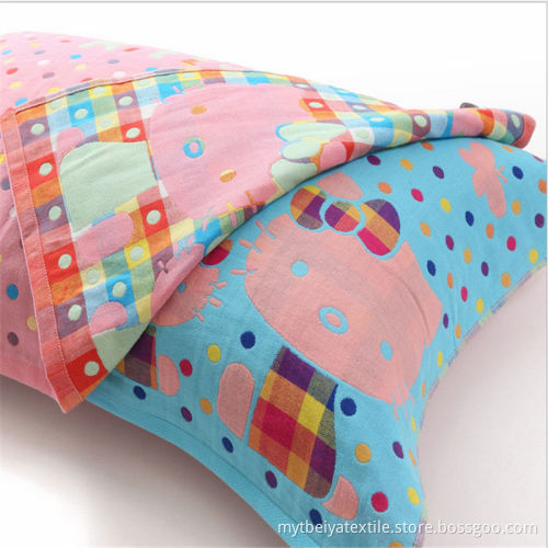 Wholesale children pillow covers, cotton pillow towel